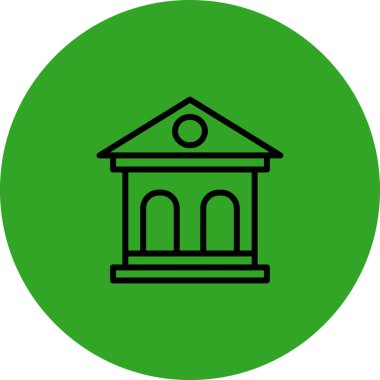 Modern simge oluşturulmamış vektör illüstrasyonu