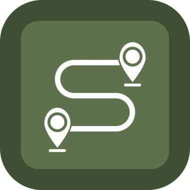 konumu simgesi harita, illüstrasyon vektör