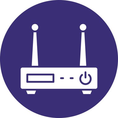 Benzersiz yönlendirici vektör simgesi