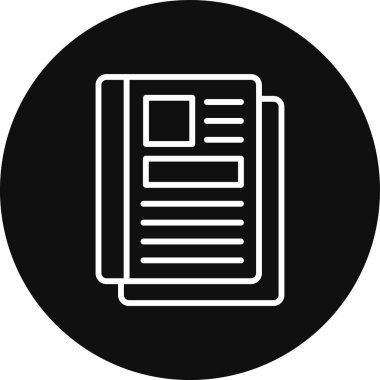 Vektör belgesi Simge illüstrasyonu