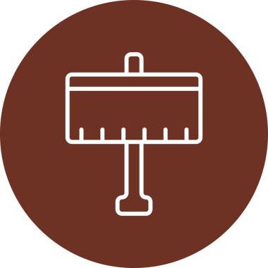 Yapı ve onarım simgesinin vektör illüstrasyonu