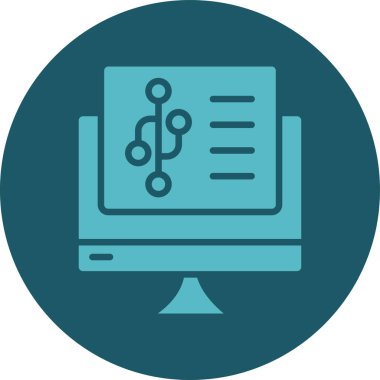 seo modern simgesinin vektör illüstrasyonu