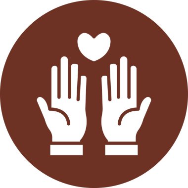 Eller simge vektör illüstrasyonu