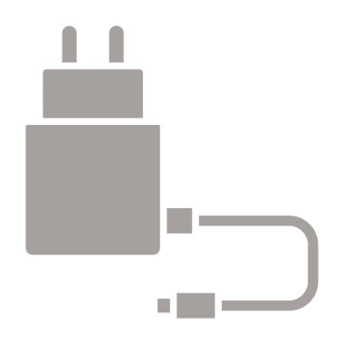 Güç dolgu vektör simgesi. biçim düz sembol, gri renk, yuvarlak açılar, beyaz arkaplan.