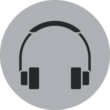 Müzik kulaklıkları. Basit tasarım