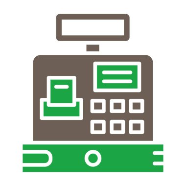 Banka kayıt vektör simgesi