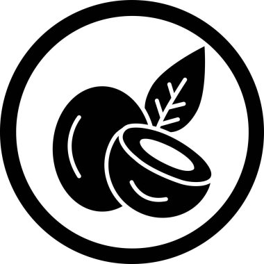 Kahve. Web simgesi basit illüstrasyon