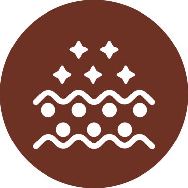 Bir yıldız simgesinin vektör illüstrasyonu