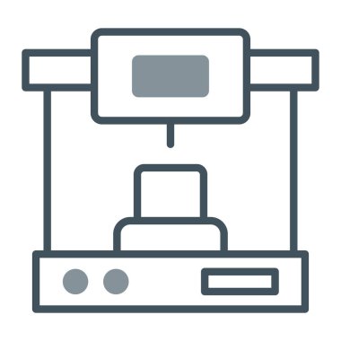 bilgisayar monitörü ikon vektör illüstrasyonu