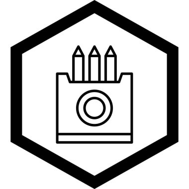 Modern bir simgenin vektör illüstrasyonu