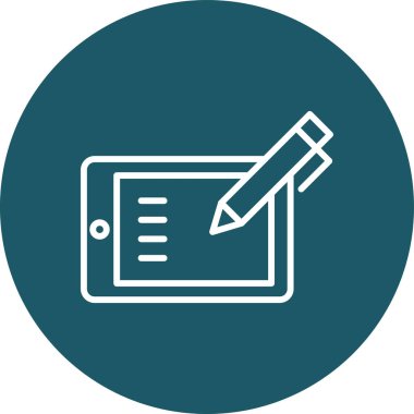 Belge simgesinin vektör illüstrasyonu