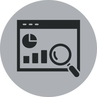 seo modern simgesinin vektör illüstrasyonu