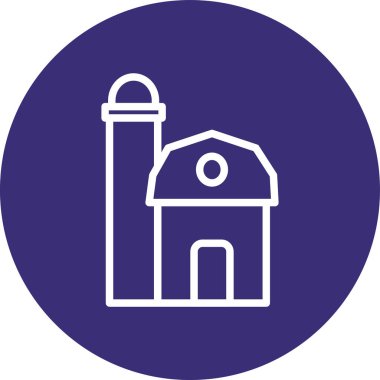 Benzersiz yapı vektör çizgisi simgesi