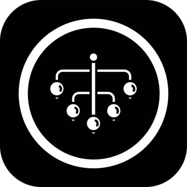 Kişisel finans ticari verilerinin vektör illüstrasyon simgesi