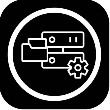 Vektör illüstrasyonu, seo modern simge