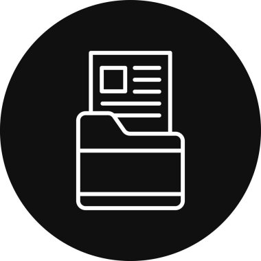 Modern simgenin vektör illüstrasyonu