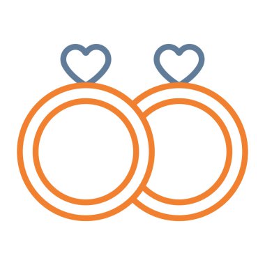 halka vektör simgesi modern ve basit tasarım