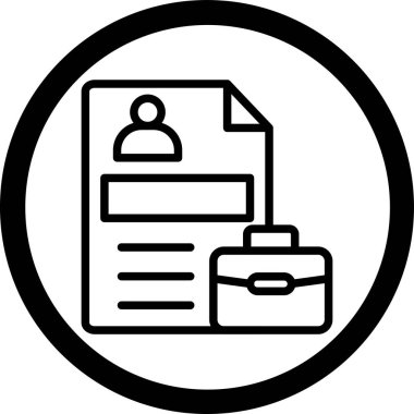 belge simgesi vektör illüstrasyonu