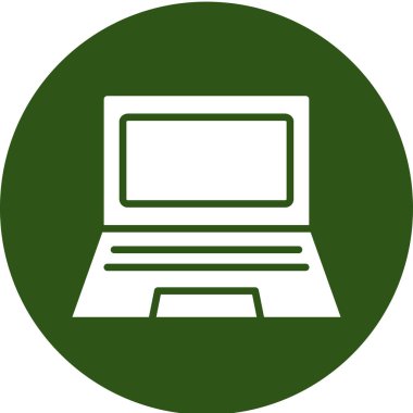 Bilgisayar. Web simgesi basit illüstrasyon