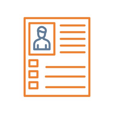 Belge modern simge tasarımının vektör illüstrasyonu