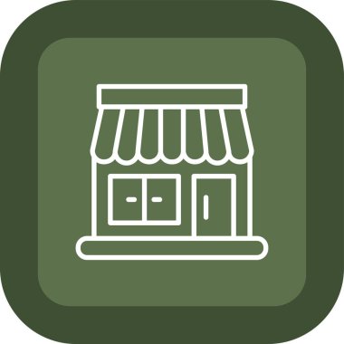 Mağaza kutsal kişilerin resmi, vektör çizim