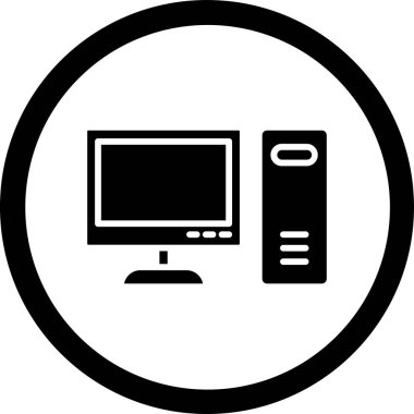 Moda biçimi izole edilmiş arkaplanda lcd simgesi