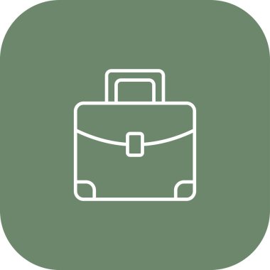 Çantanın vektör illüstrasyon simgesi