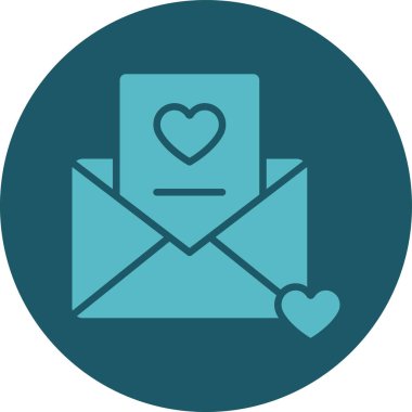 Zarf. Web simgesi basit illüstrasyon