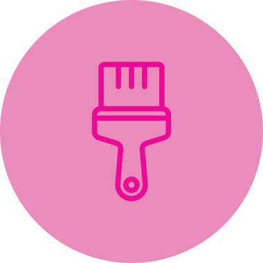 fırça. Web simgesi basit illüstrasyon