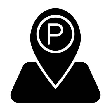 konum pin simgesi vektör illüstrasyonu