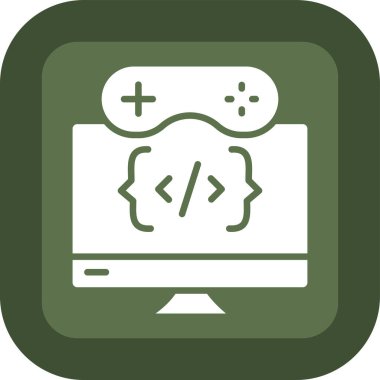 oyun tasarım ikonu vektörü