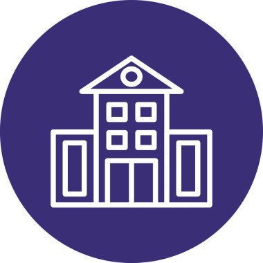 Ev simgesi, vektör illüstrasyonu basit tasarım