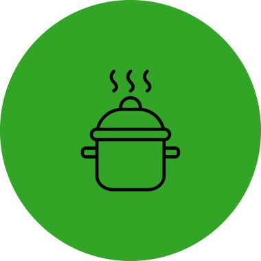 Tencerenin vektör illüstrasyonu