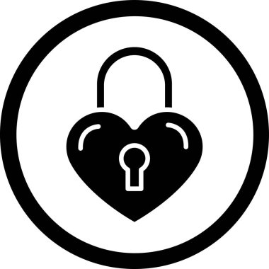 ikon vektör illüstrasyonunu kilitle