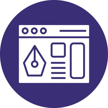 seo modern simgesinin vektör illüstrasyonu