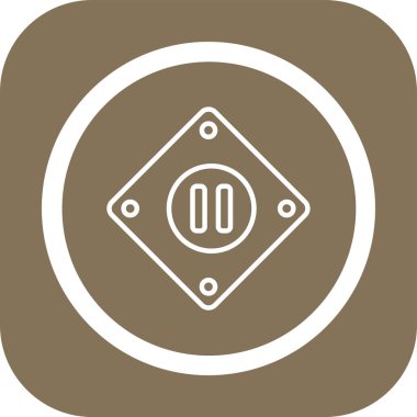 Güzel Kamera Hattı Vektör Simgesi