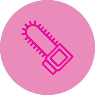 Gördüm. Web simgesi basit illüstrasyon