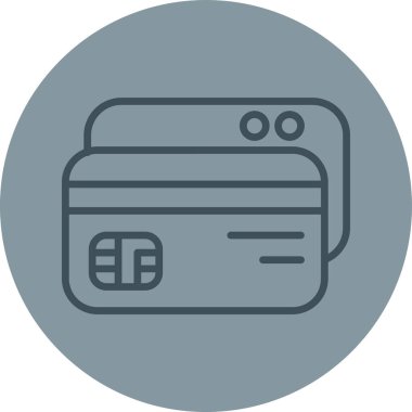 m-cüzdan simge vektör çizim