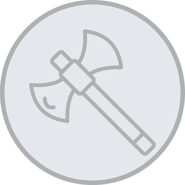 Balta. Web simgesi basit illüstrasyon