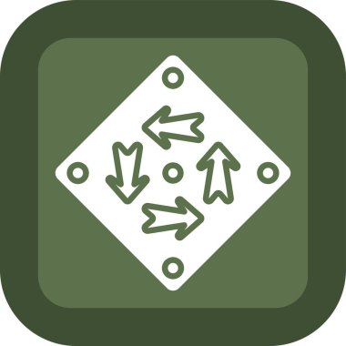 ok simgesi vektör illüstrasyonu