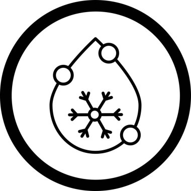 Bakteri simgesinin vektör çizimi