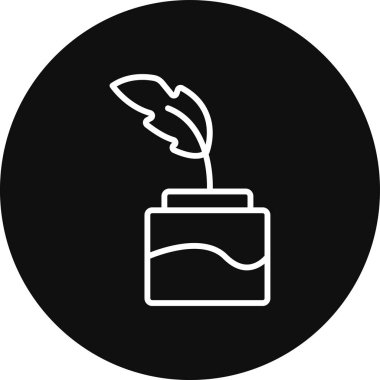 Kaktüs simgesinin vektör illüstrasyonu