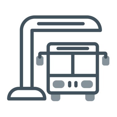 Kolayca düzenleyebilen veya düzenleyebilen Otobüs Vektörü simgesi