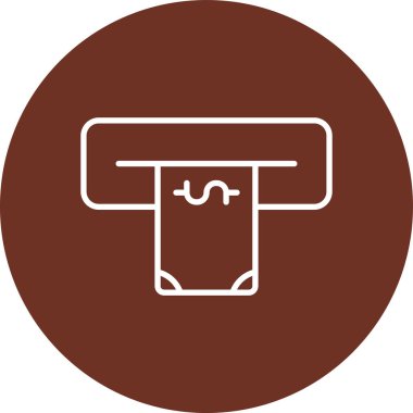 Modern bir simgenin vektör illüstrasyonu