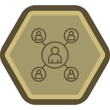 şebeke. Web simgesi basit illüstrasyon