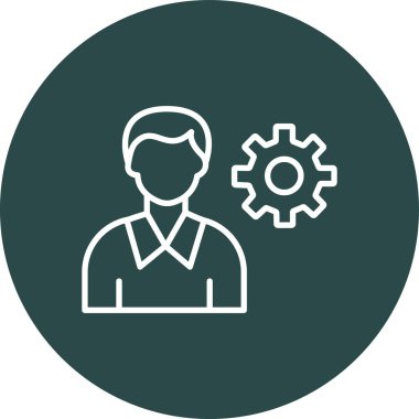 İş ve finans simgesinin vektör illüstrasyonu