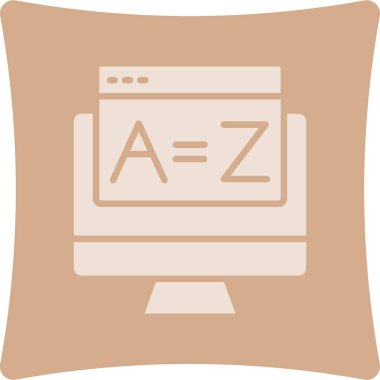 Dizüstü bilgisayar simgesi vektör çizimi