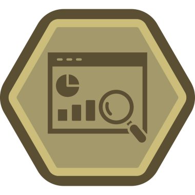 Seo simgesinin vektör illüstrasyonu