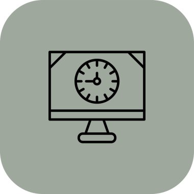 vektör dizüstü simgesi illüstrasyonu