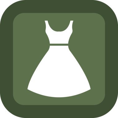 elbise simgesi vektör illüstrasyonu